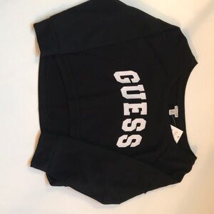 GUESS Black Cropped Top